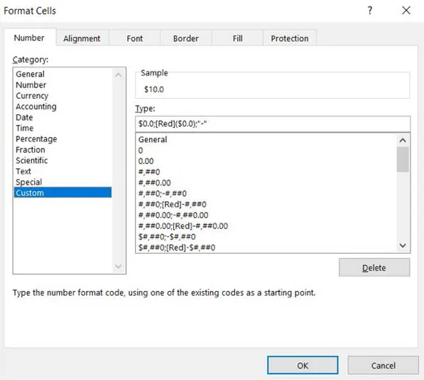 Custom Number Formatting in Excel Training The Street Resource